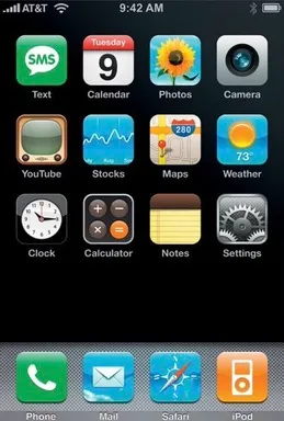 apple iPhone iOS Version 1.0 screenshot