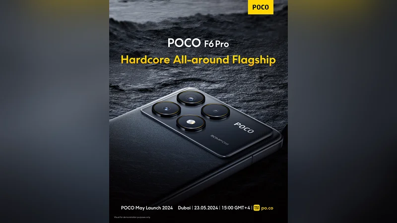 POCO F6 5G with 120Hz OLED, 50MP Camera, 5000mAh Battery | Launching May 23