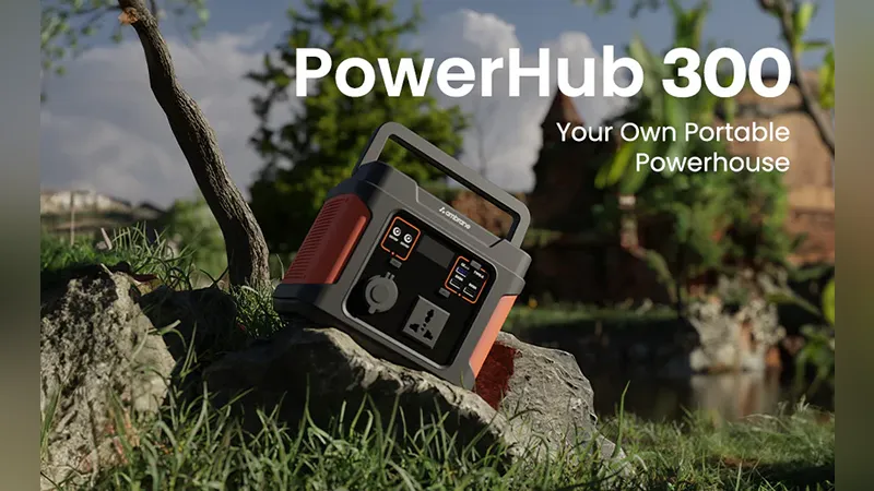 Ambrane PowerHub 300: Your On-the-Go Power Solution | 90000mAh Capacity, 300W Output