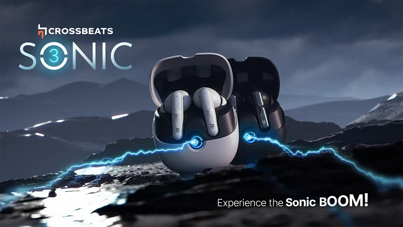 Crossbeats Sonic 3 TWS Earphones: Crystal-Clear Sound, ANC, Low Latency, & More