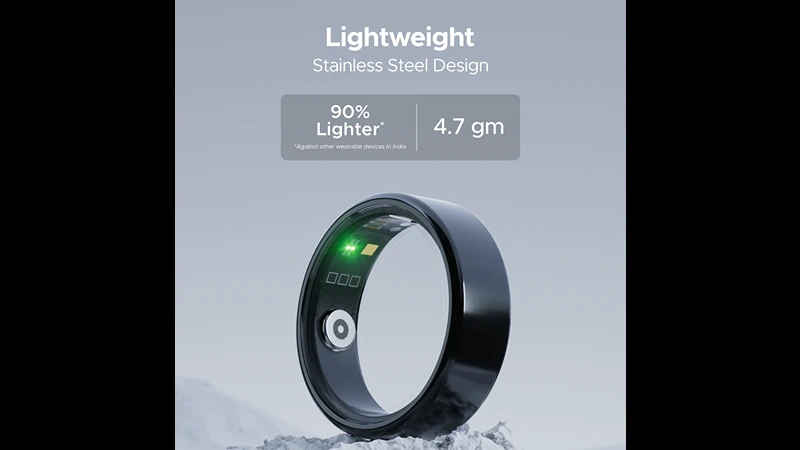 boAt Smart Ring Active with Advanced Health Monitoring | 5 Days Battery, 5 ATM Water Resistance, Heart Rate & Sleep Tracking - Now Available