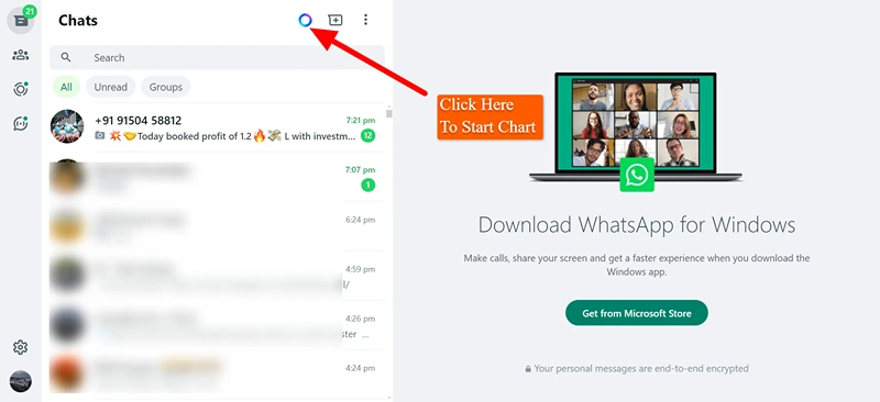 mate ai whatsapp in windows desktop